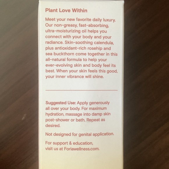 FLORIA VIBRANCE BODY OIL with Organic Botanicals - Picture 4 of 9